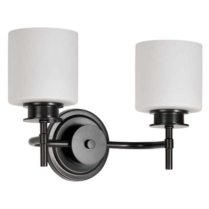 Nuvo Lighting 60-8032 Two Light Vanity, Gun Metal