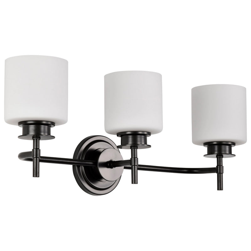 Nuvo Lighting 60-8033 Three Light Vanity, Gun Metal