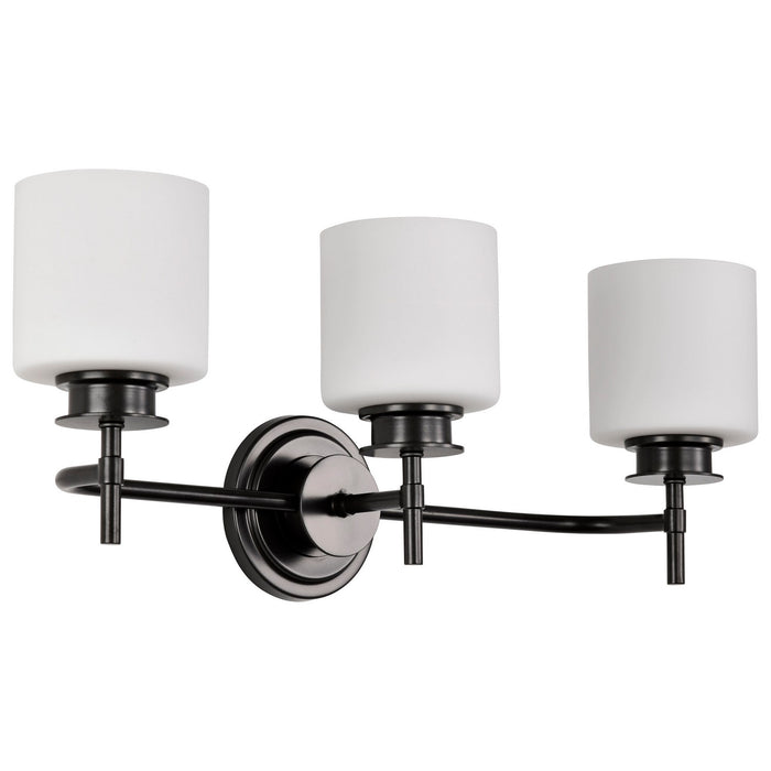 Nuvo Lighting 60-8033 Three Light Vanity, Gun Metal