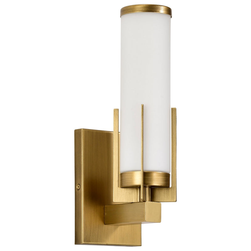 Nuvo Lighting 60-8041 One Light Vanity, Natural Brass