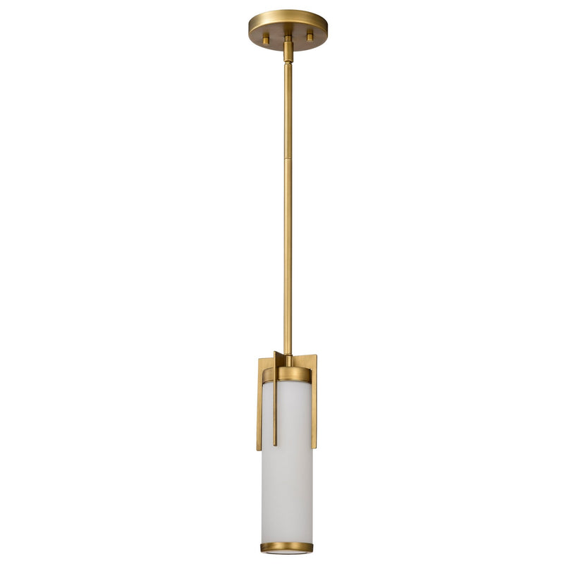 Nuvo Lighting 60-8043 Mini Pendant, Natural Brass