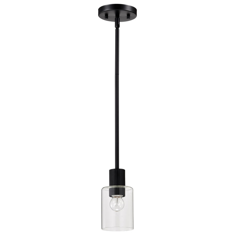 Nuvo Lighting 60-8064 Mini Pendant, Matte Black