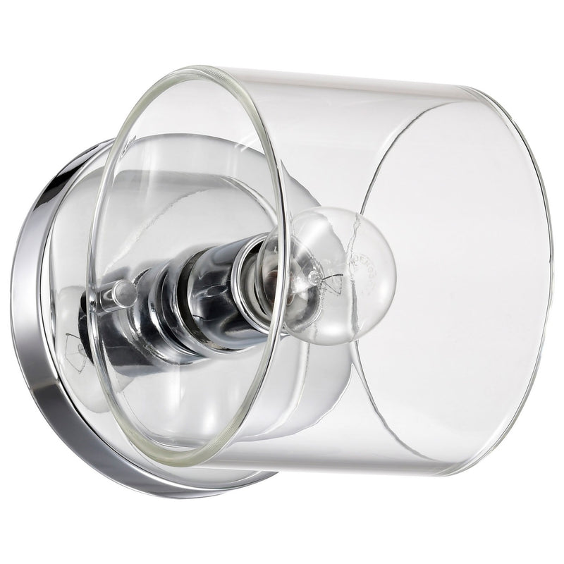 Nuvo Lighting 60-8071 One Light Vanity, Polished Nickel