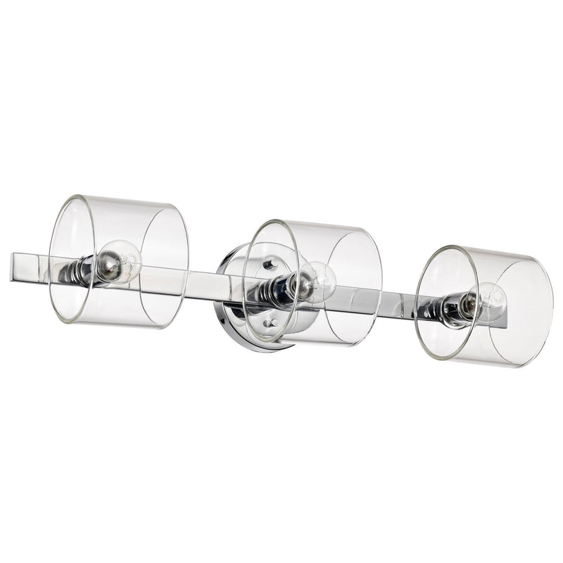 Nuvo Lighting 60-8073 Three Light Vanity, Polished Nickel