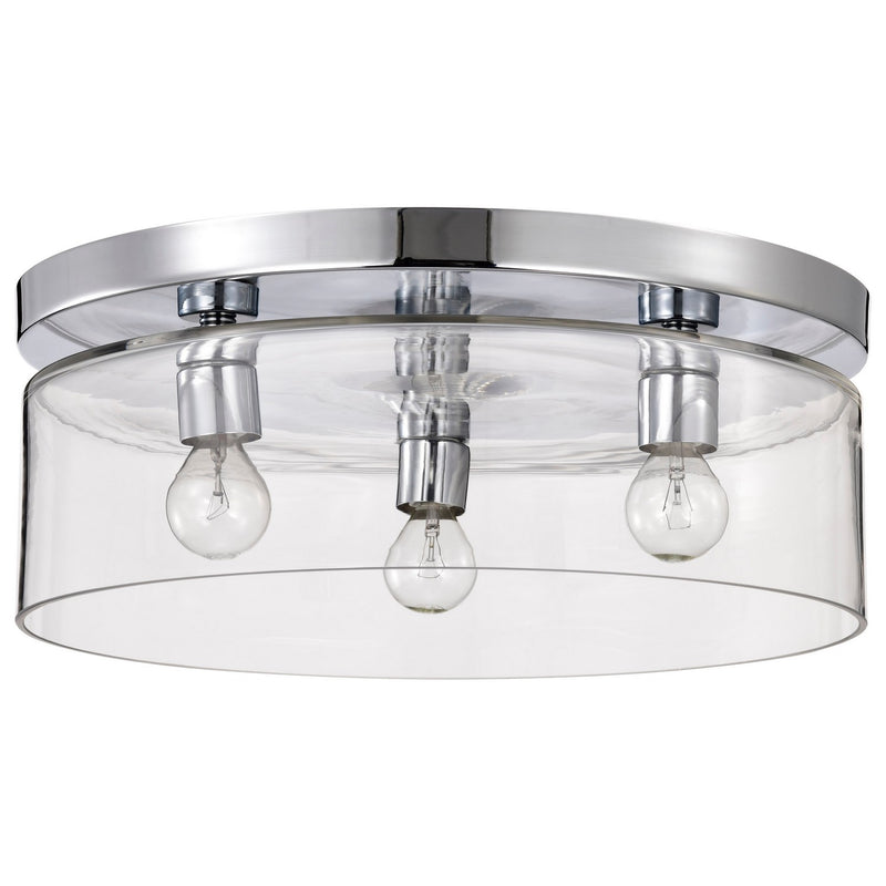Nuvo Lighting 60-8074 Flush Mount, Polished Nickel