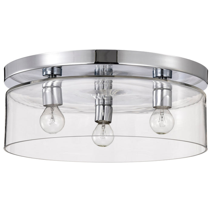 Nuvo Lighting 60-8074 Flush Mount, Polished Nickel