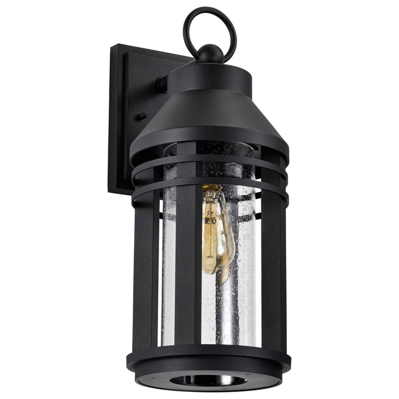 Nuvo Lighting 60-8103 One Light Wall Lantern, Matte Black