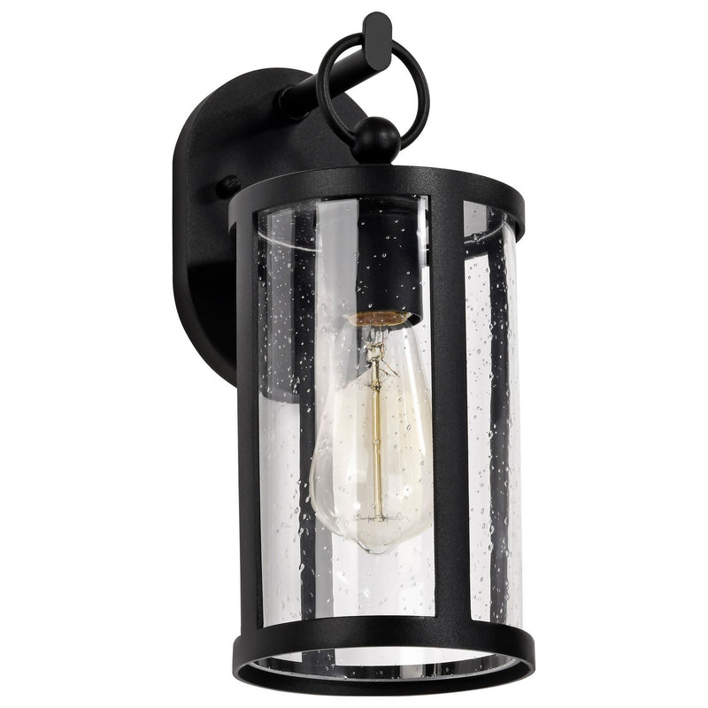 Nuvo Lighting 60-8111 One Light Wall Lantern, Matte Black