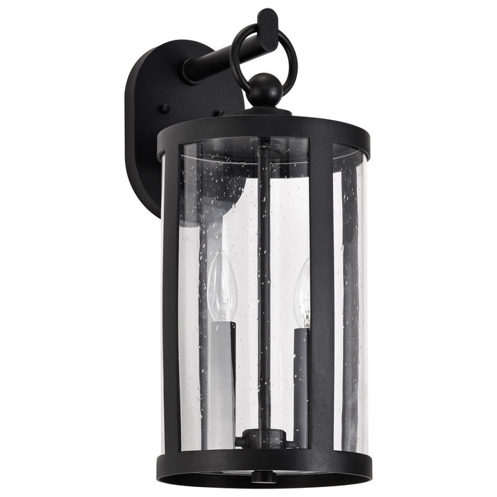 Nuvo Lighting 60-8112 Two Light Wall Lantern, Matte Black