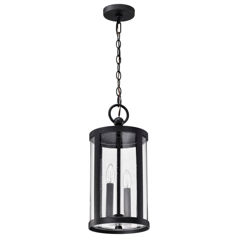 Nuvo Lighting 60-8115 Two Light Hanging Lantern, Matte Black