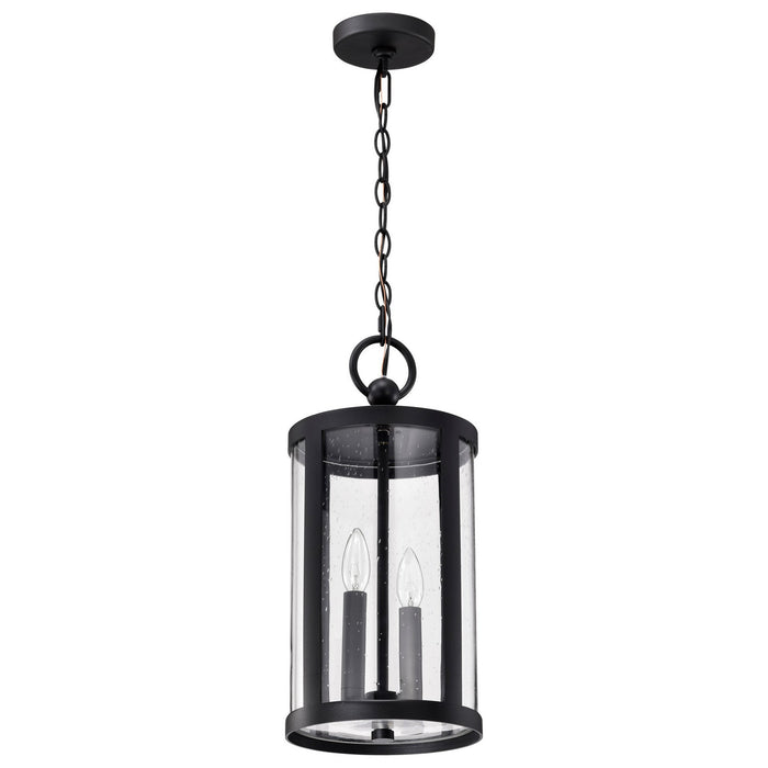 Nuvo Lighting 60-8115 Two Light Hanging Lantern, Matte Black