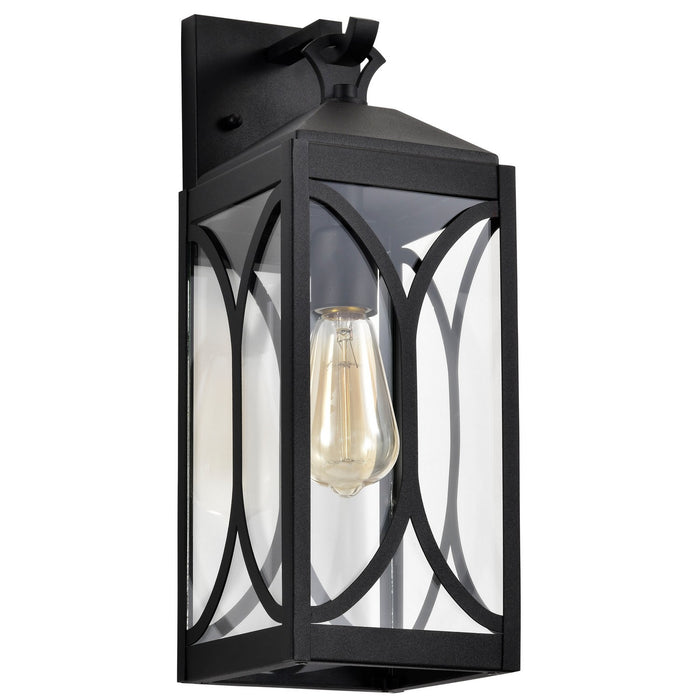 Nuvo Lighting 60-8122 One Light Wall Lantern, Matte Black