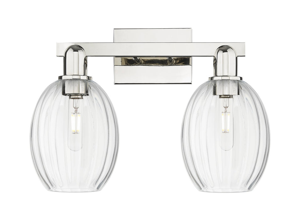 Innovations 716-2W-PN-G459-6CL Two Light Bath Vanity, Polished Nickel