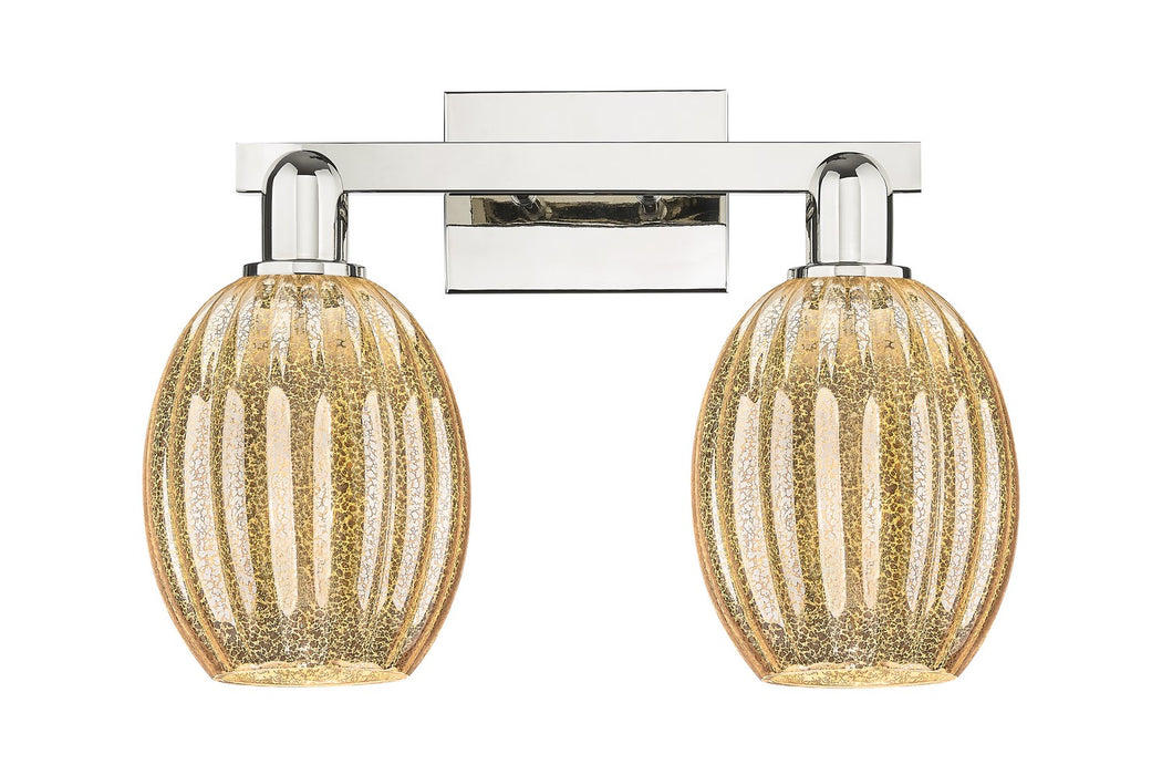 Innovations 716-2W-PN-G459-6ME Two Light Bath Vanity, Polished Nickel