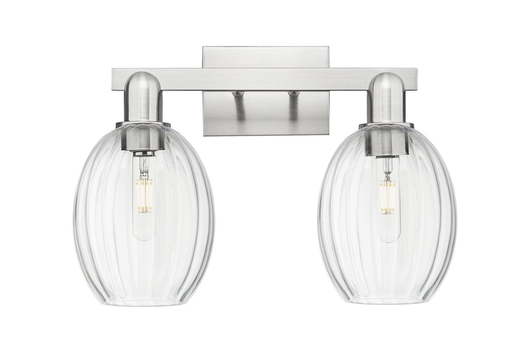 Innovations 716-2W-SN-G459-6CL Two Light Bath Vanity, Brushed Satin Nickel