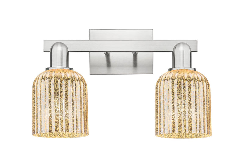 Innovations 716-2W-SN-G559-5ME Two Light Bath Vanity, Brushed Satin Nickel