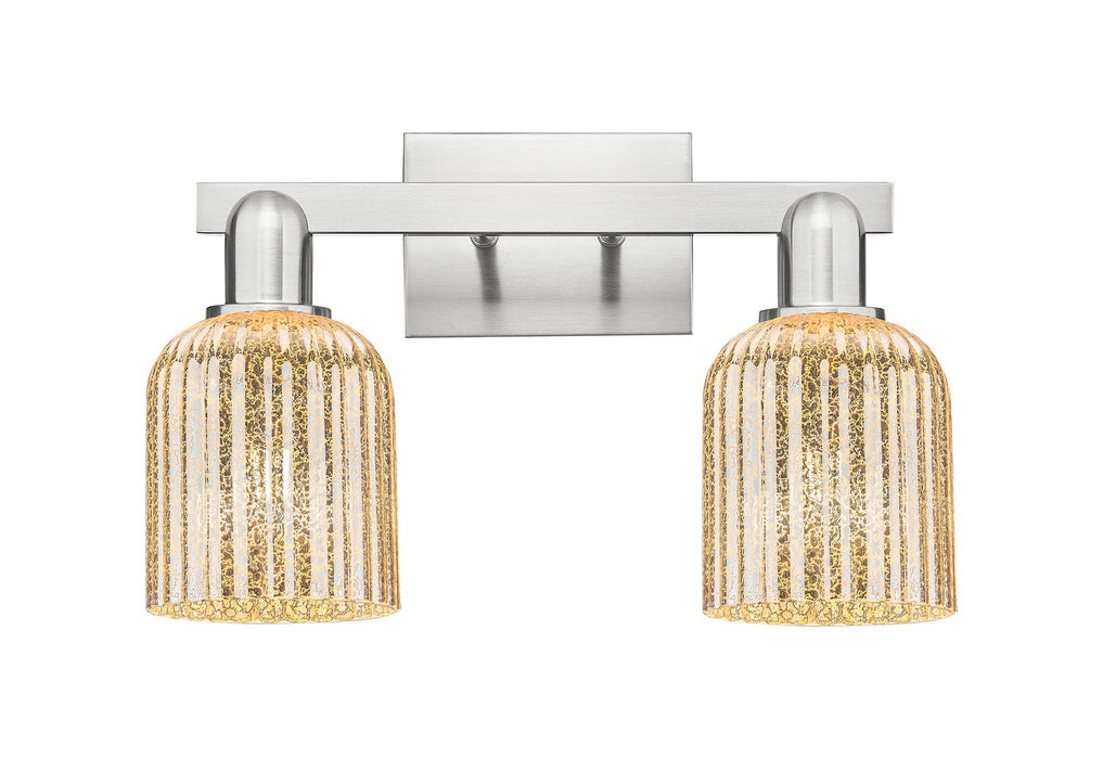 Innovations 716-2W-SN-G559-5ME Two Light Bath Vanity, Brushed Satin Nickel