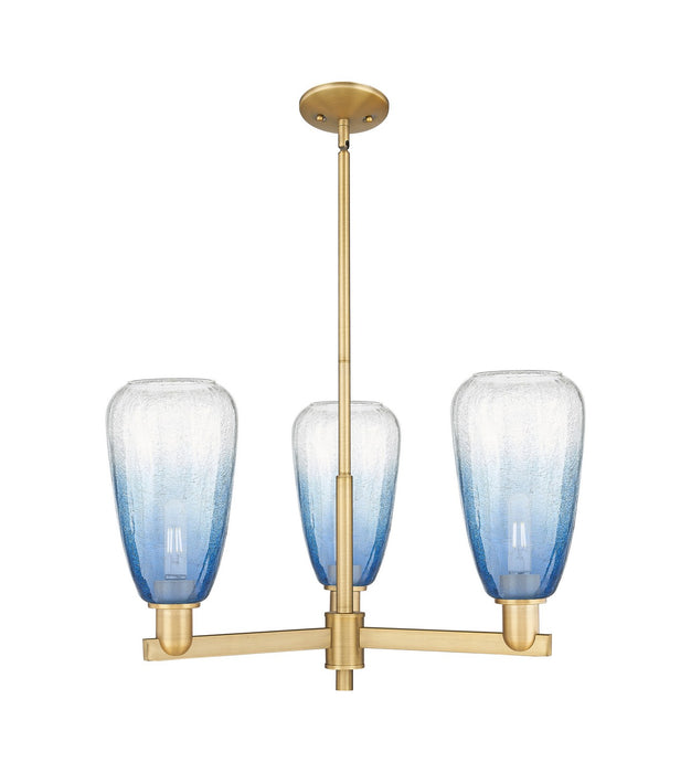 Innovations 716-3CR-BB-G480-6SB Three Light Flush Mount, Brushed Brass