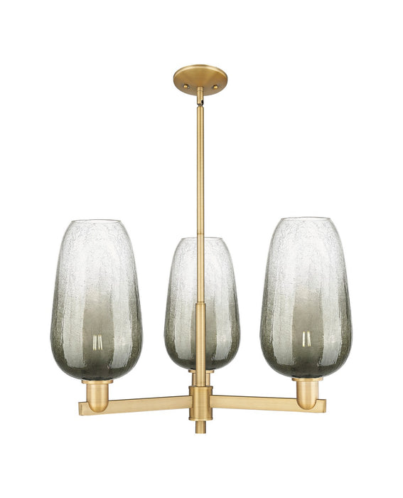 Innovations 716-3CR-BB-G484-7SL Three Light Flush Mount, Brushed Brass