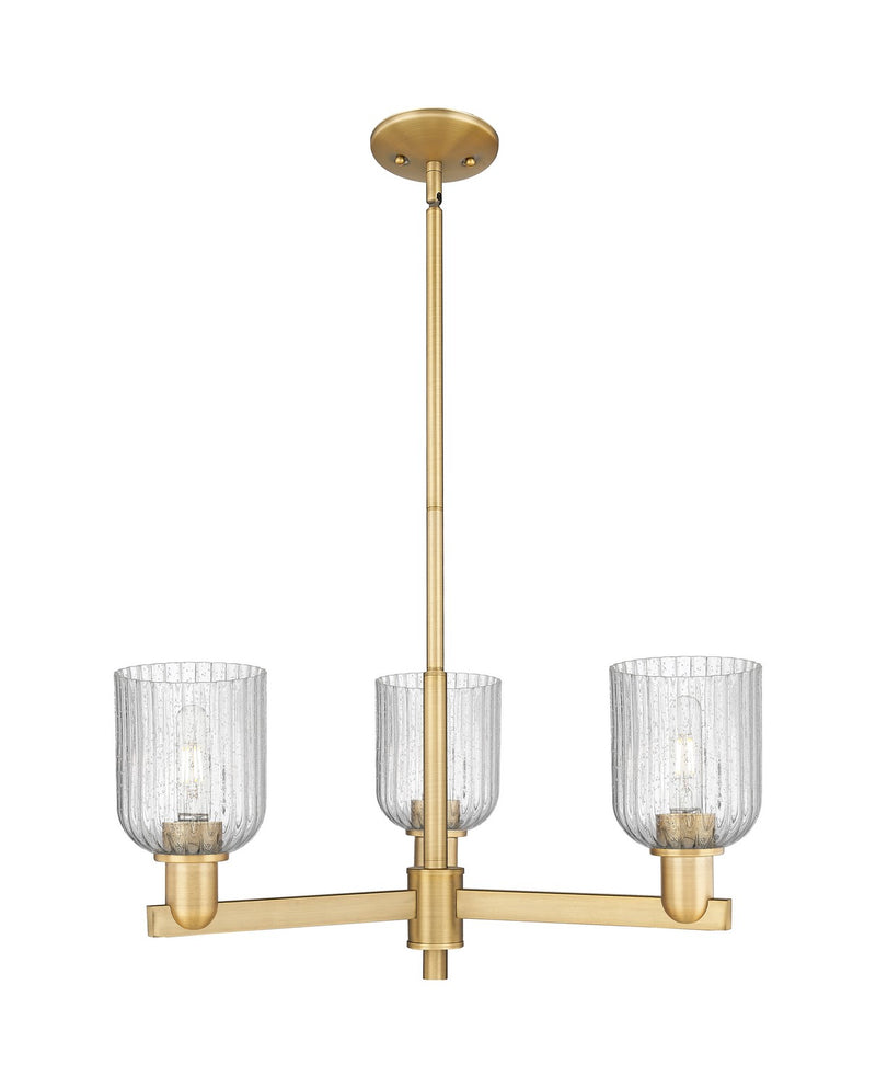 Innovations 716-3CR-BB-G559-5SDY Three Light Flush Mount, Brushed Brass