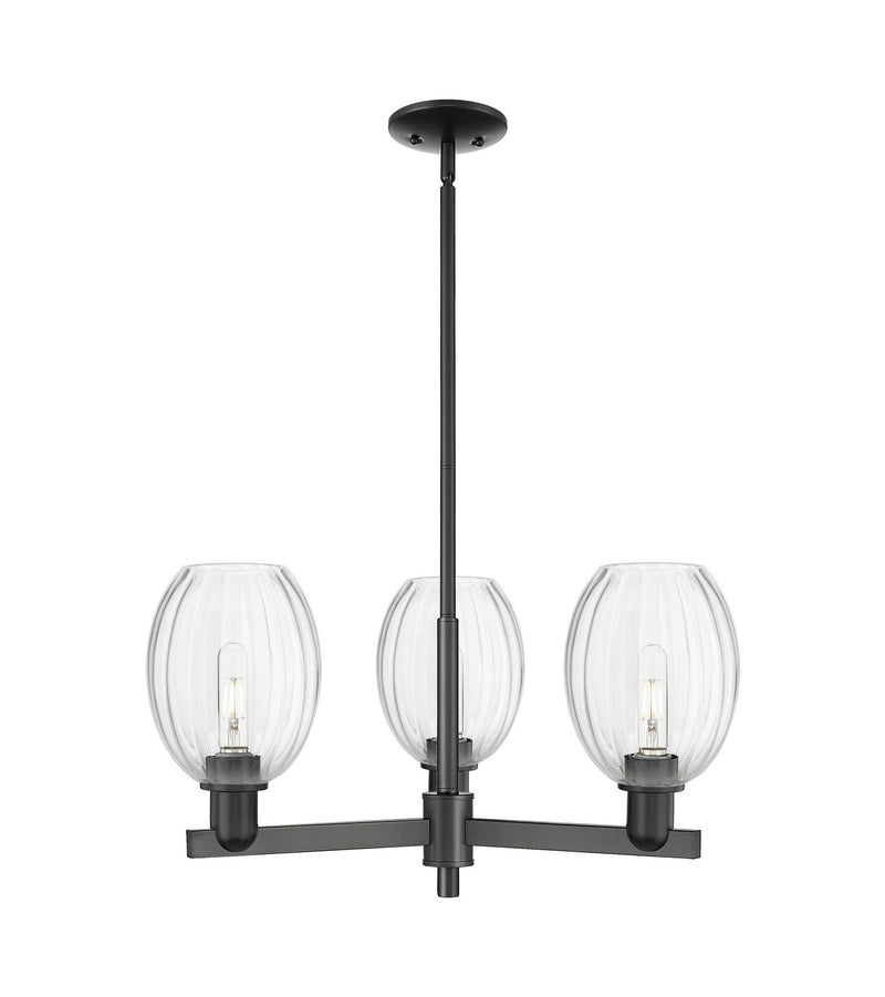Innovations 716-3CR-BK-G459-6CL Three Light Flush Mount, Matte Black