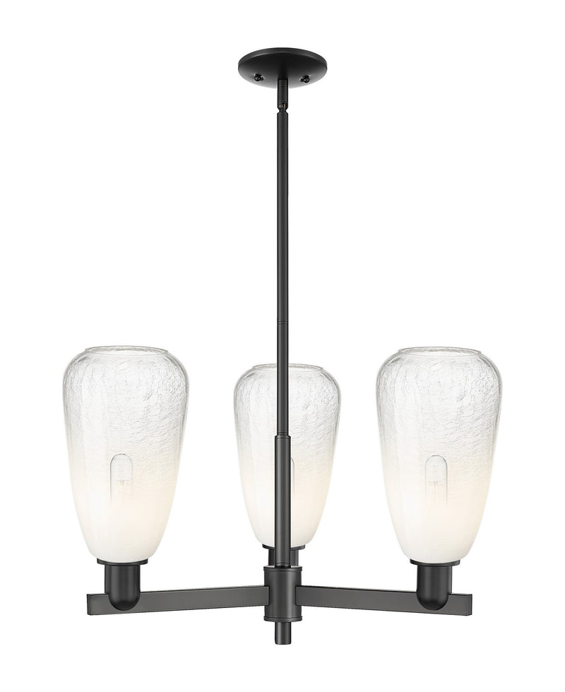 Innovations 716-3CR-BK-G480-6OP Three Light Flush Mount, Matte Black