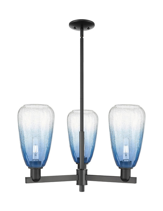 Innovations 716-3CR-BK-G480-6SB Three Light Flush Mount, Matte Black