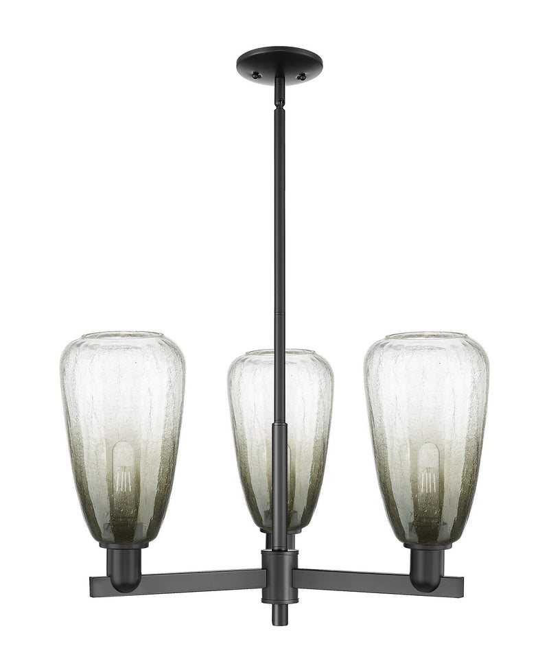 Innovations 716-3CR-BK-G480-6SL Three Light Flush Mount, Matte Black