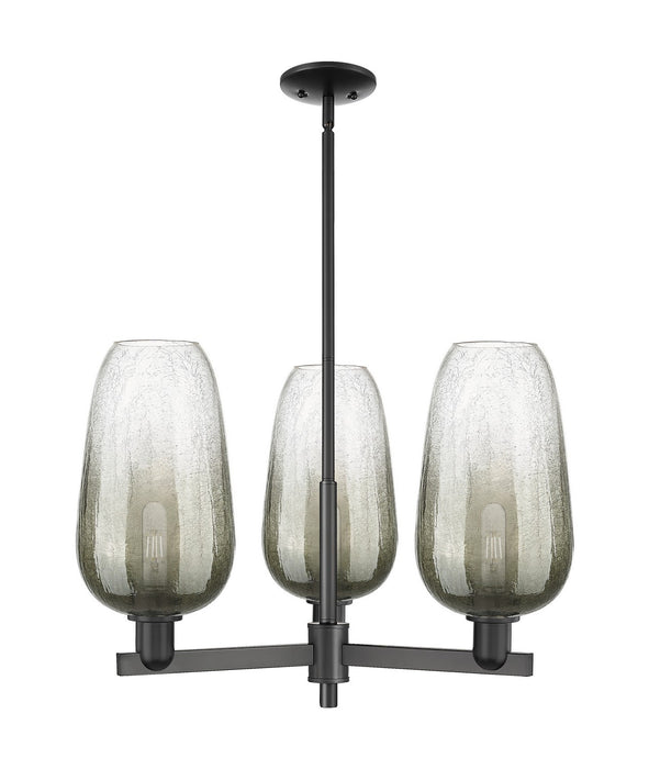 Innovations 716-3CR-BK-G484-7SL Three Light Flush Mount, Matte Black