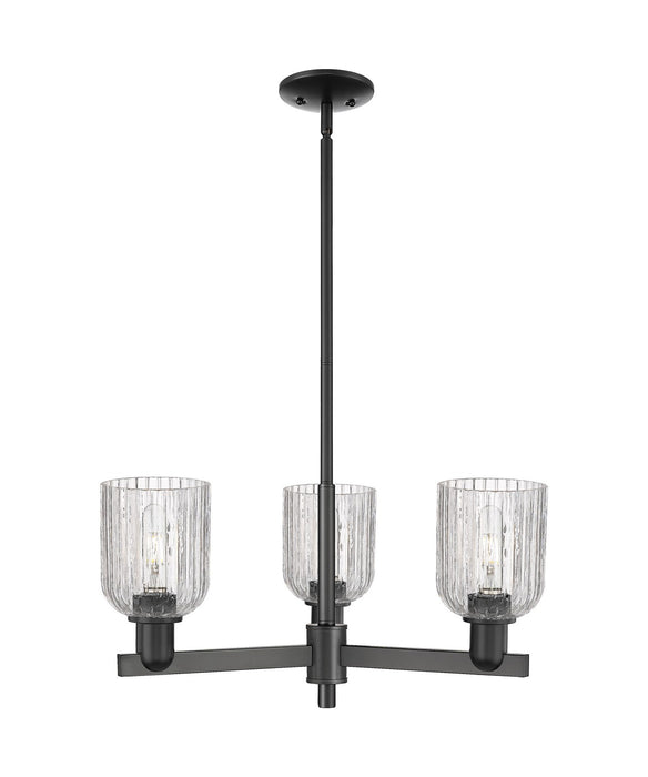 Innovations 716-3CR-BK-G559-5CL Three Light Flush Mount, Matte Black