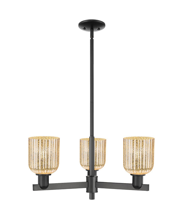 Innovations 716-3CR-BK-G559-5ME Three Light Flush Mount, Matte Black
