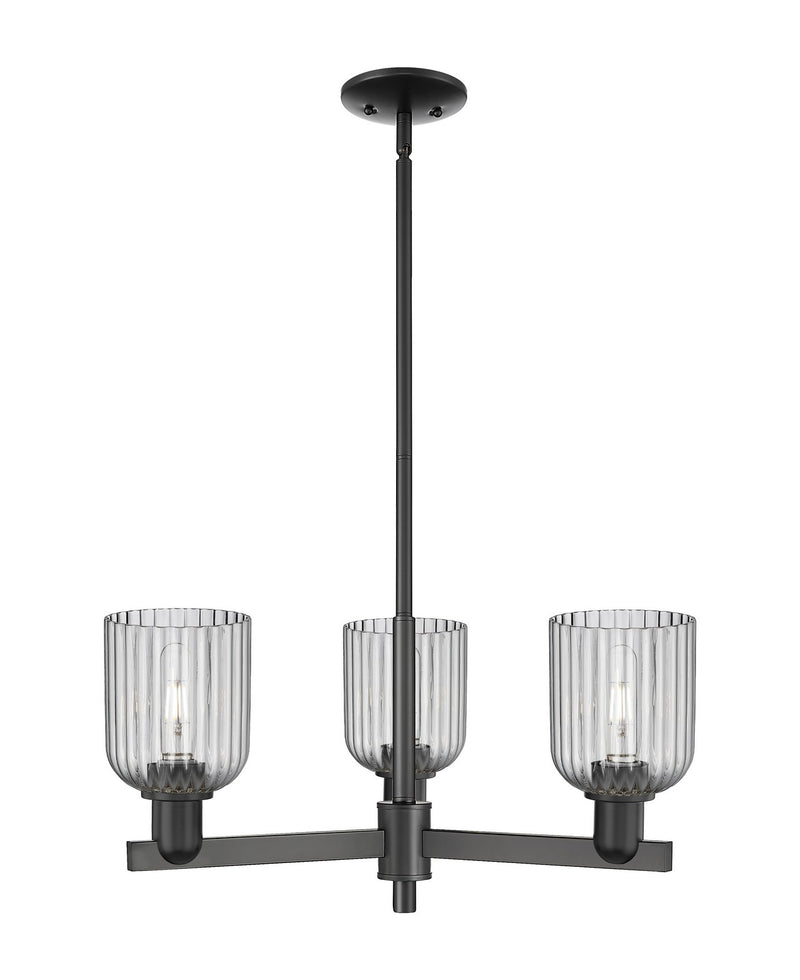 Innovations 716-3CR-BK-G559-5SM Three Light Flush Mount, Matte Black