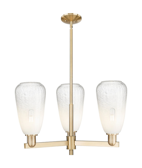 Innovations 716-3CR-CB-G480-6OP Three Light Flush Mount, Satin Nickel