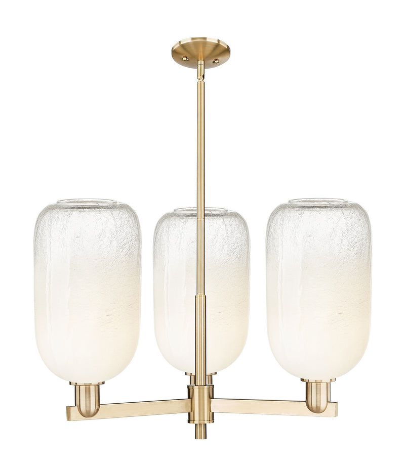 Innovations 716-3CR-CB-G482-7OP Three Light Flush Mount, Satin Nickel