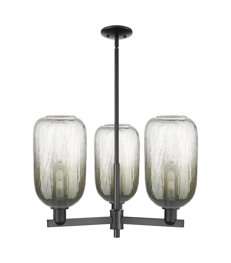 Innovations 716-3CR-CB-G482-7SL Three Light Flush Mount, Satin Nickel