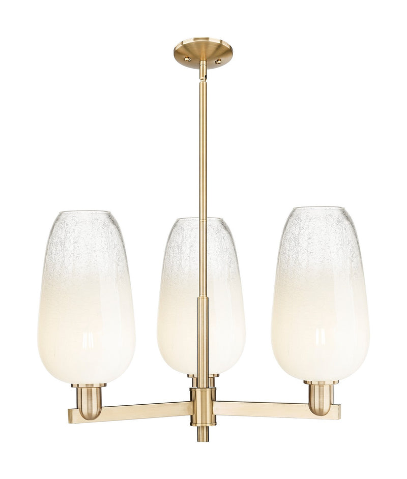 Innovations 716-3CR-CB-G484-7OP Three Light Flush Mount, Satin Nickel