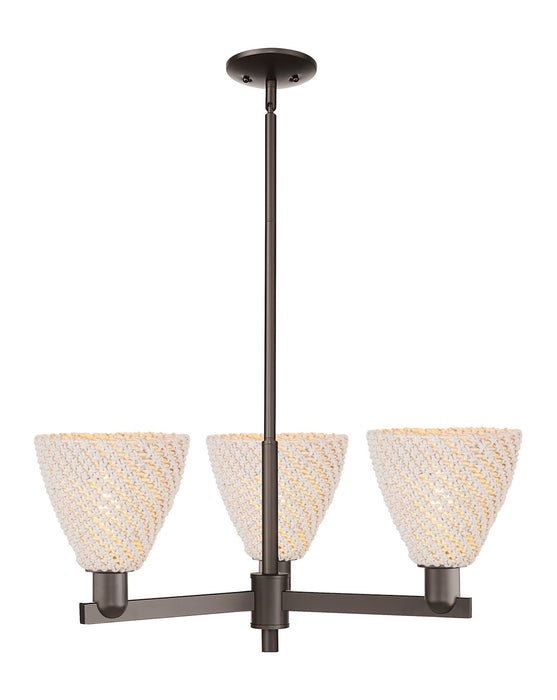 Innovations 716-3CR-OB-NBD-75-NAT Three Light Flush Mount, Oil Rubbed Bronze