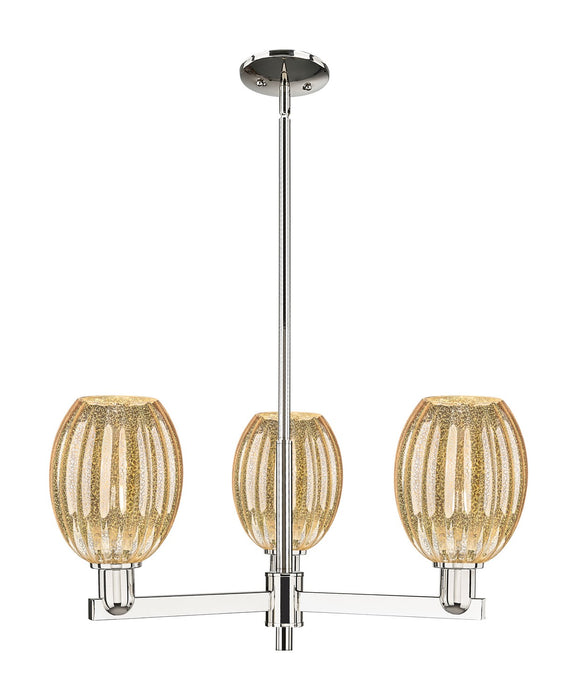 Innovations 716-3CR-PN-G459-6ME Three Light Flush Mount, Polished Nickel