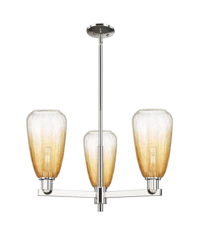 Innovations 716-3CR-PN-G480-6AM Three Light Flush Mount, Polished Nickel
