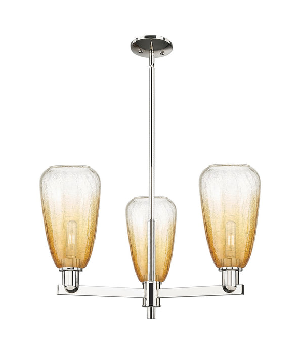 Innovations 716-3CR-PN-G480-6AM Three Light Flush Mount, Polished Nickel