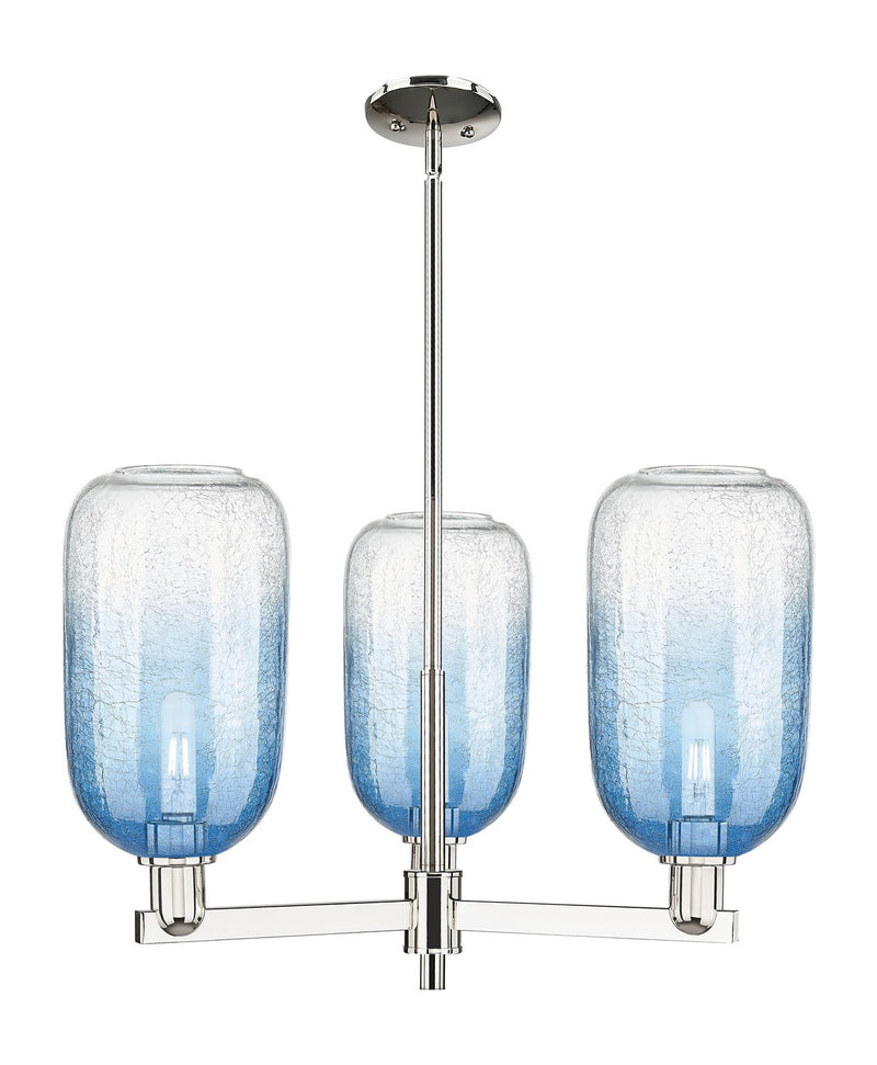 Innovations 716-3CR-PN-G482-7SB Three Light Flush Mount, Polished Nickel