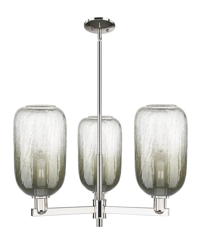Innovations 716-3CR-PN-G482-7SL Three Light Flush Mount, Polished Nickel