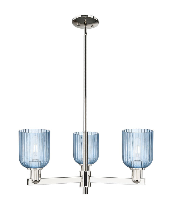 Innovations 716-3CR-PN-G559-5BL Three Light Flush Mount, Polished Nickel