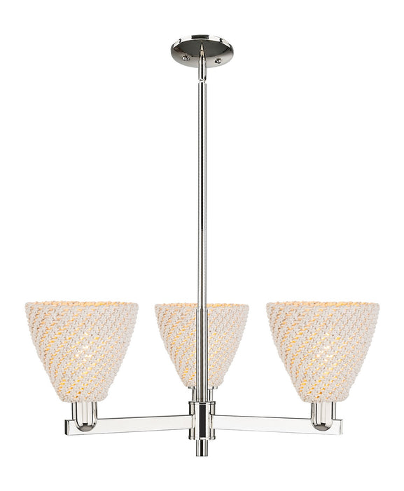 Innovations 716-3CR-PN-NBD-75-NAT Three Light Flush Mount, Polished Nickel