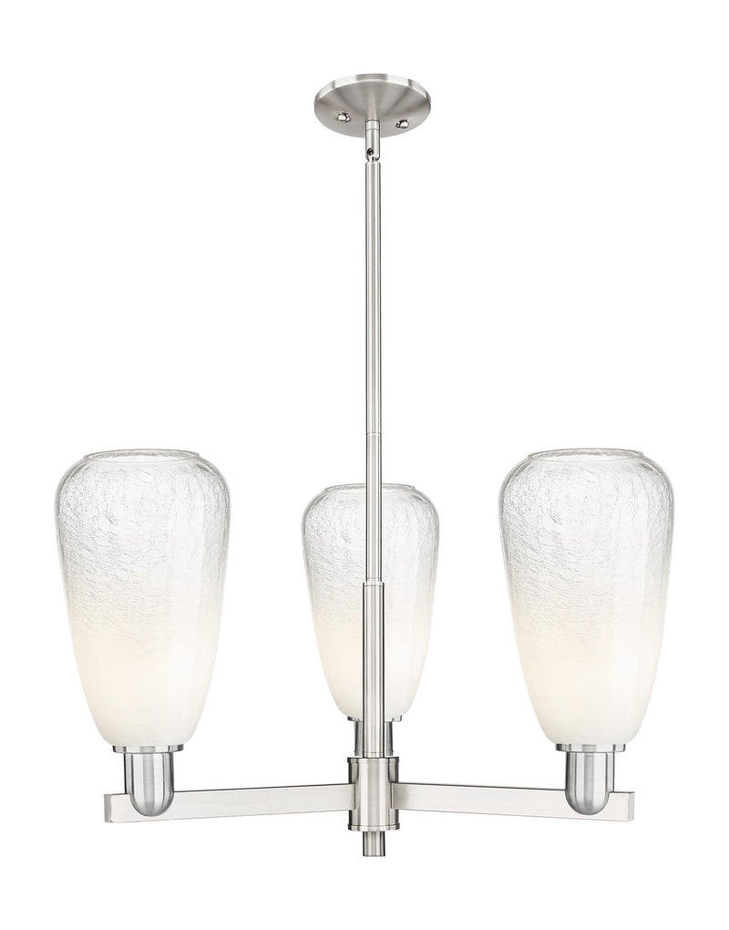 Innovations 716-3CR-SN-G480-6OP Three Light Flush Mount, Satin Nickel