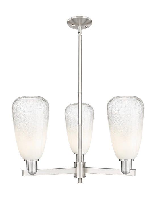 Innovations 716-3CR-SN-G480-6OP Three Light Flush Mount, Satin Nickel