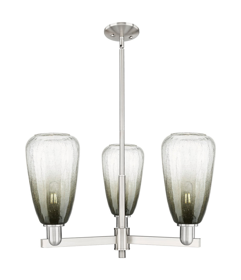 Innovations 716-3CR-SN-G480-6SL Three Light Flush Mount, Satin Nickel