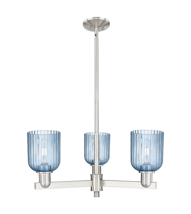 Innovations 716-3CR-SN-G559-5BL Three Light Flush Mount, Satin Nickel