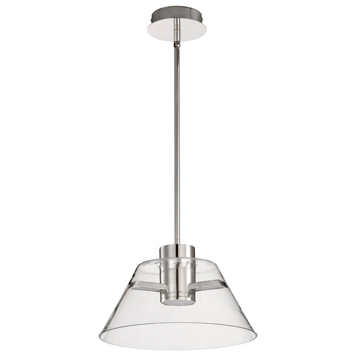 Nuvo Lighting 62-2051 LED Pendant, Polished Nickel