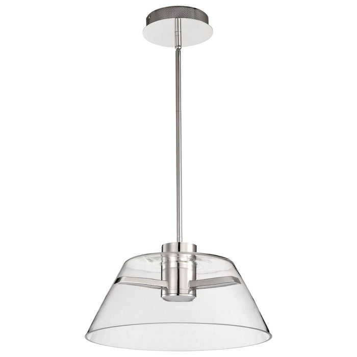 Nuvo Lighting 62-2052 LED Pendant, Polished Nickel